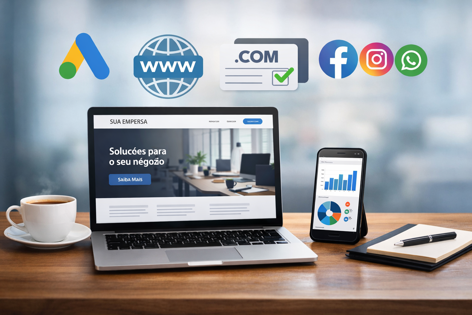 Landing Page barata + hospedagem por 1 ano, R$ 650,00 Reais.